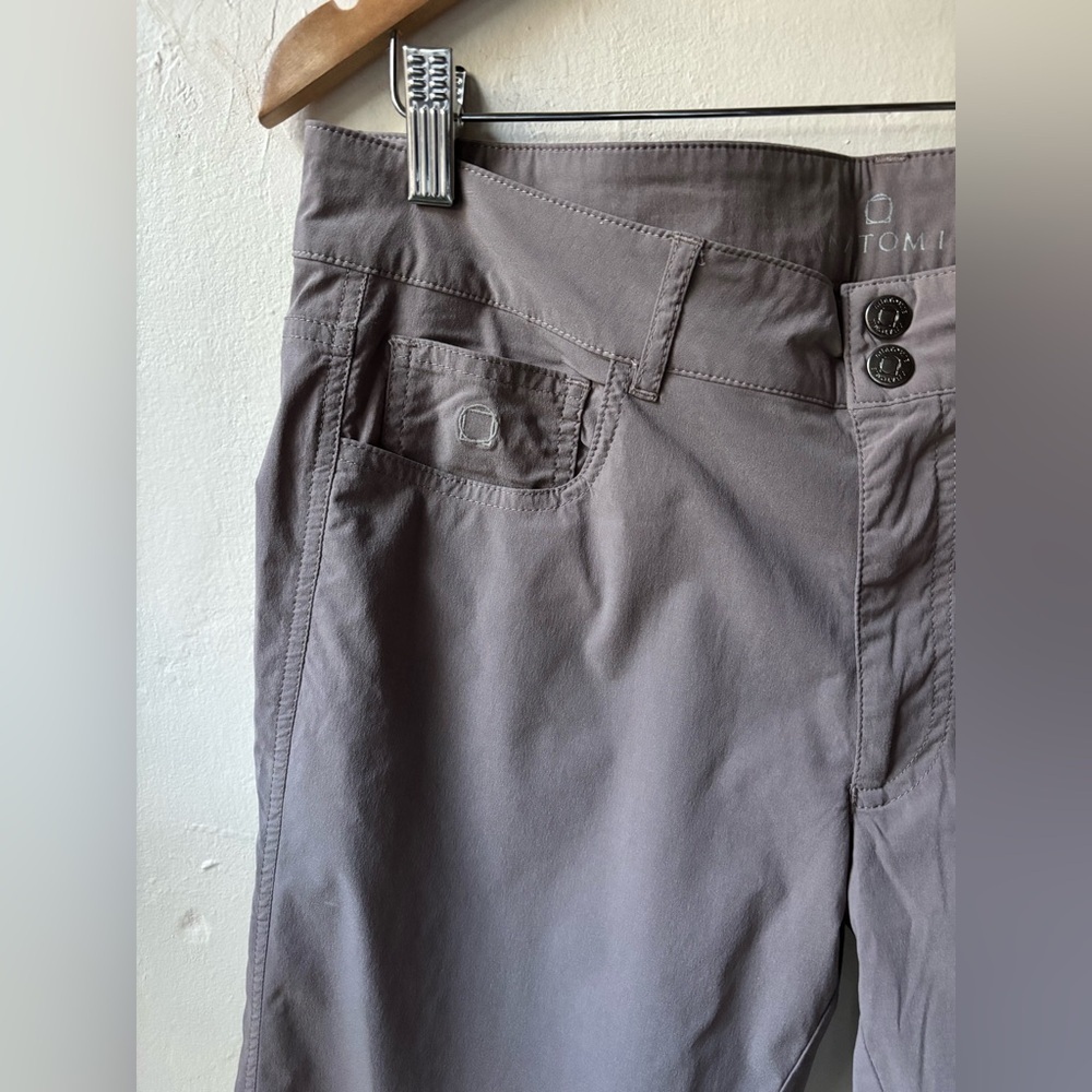 Anatomie Women's Luisa Skinny Jean Pant in Taupe Gray Large - Picture 4 of 10